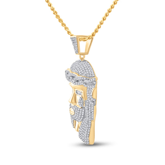10kt Yellow Gold 1 1/3 Cttw Diamond Fashion Charm