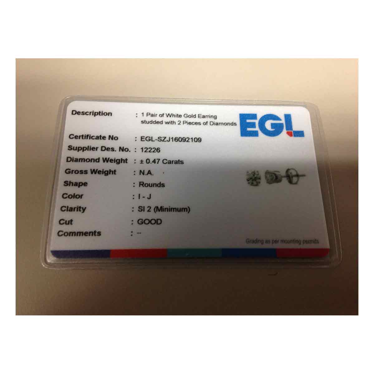 14K Yellow Or White Gold Unisex Round Diamond Solitaire Stud Earrings 1/2 Cttw