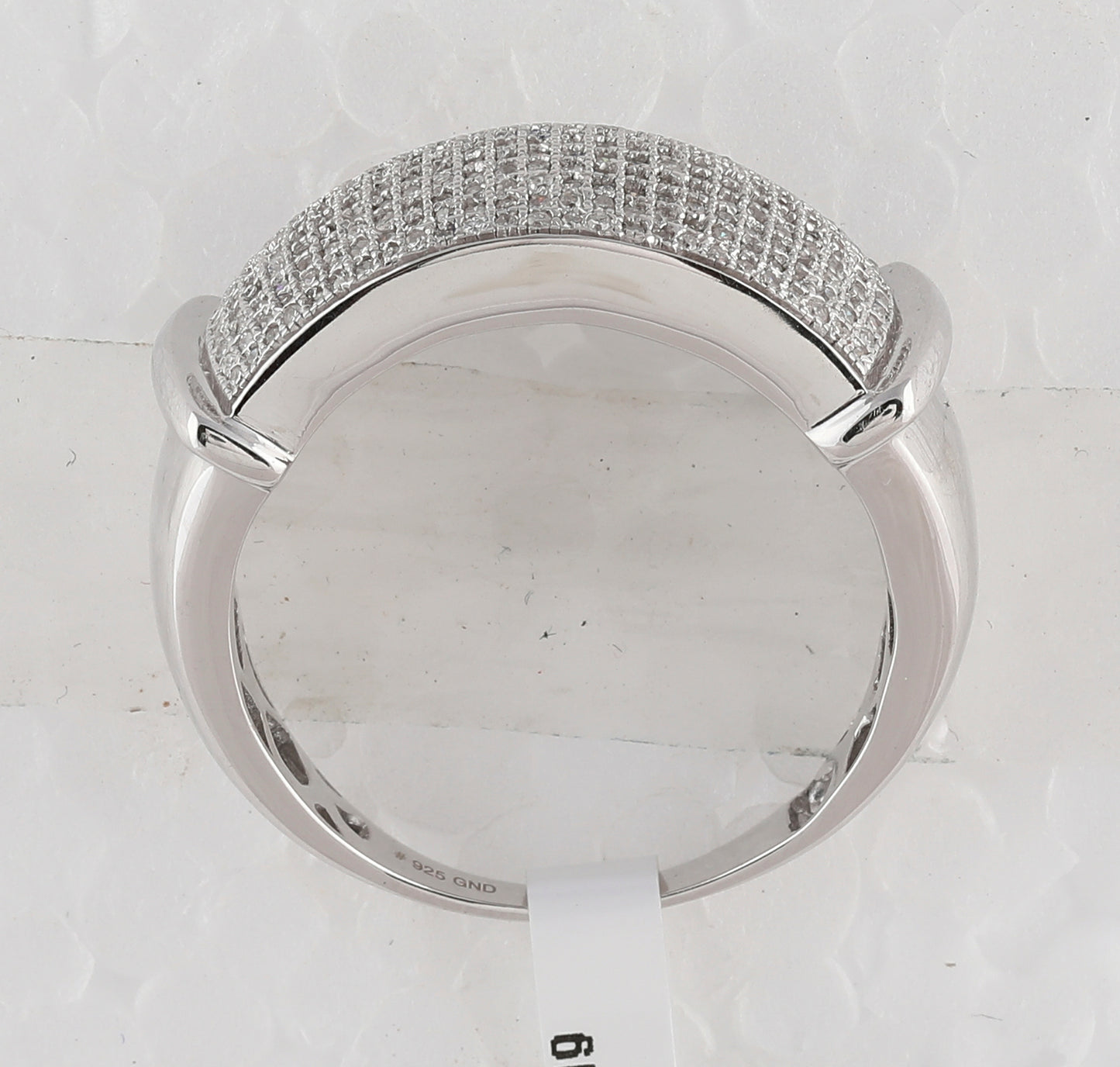 Sterling Silver Mens Round Diamond Band Ring 1/2 Cttw, Mens Size: 7-13