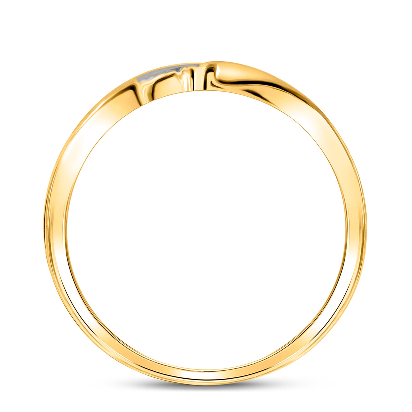 10K Yellow Gold His Hers Round Diamond Cluster Matching Wedding Set 1/5 Cttw, Womens Size: 5-10, Mens Size: 7-13