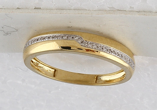10kt Yellow Gold His & Hers Round Diamond Cluster Matching Bridal Wedding Ring Band Set 1/2 Cttw, Women Size: 5-9, Men Size: 8-12