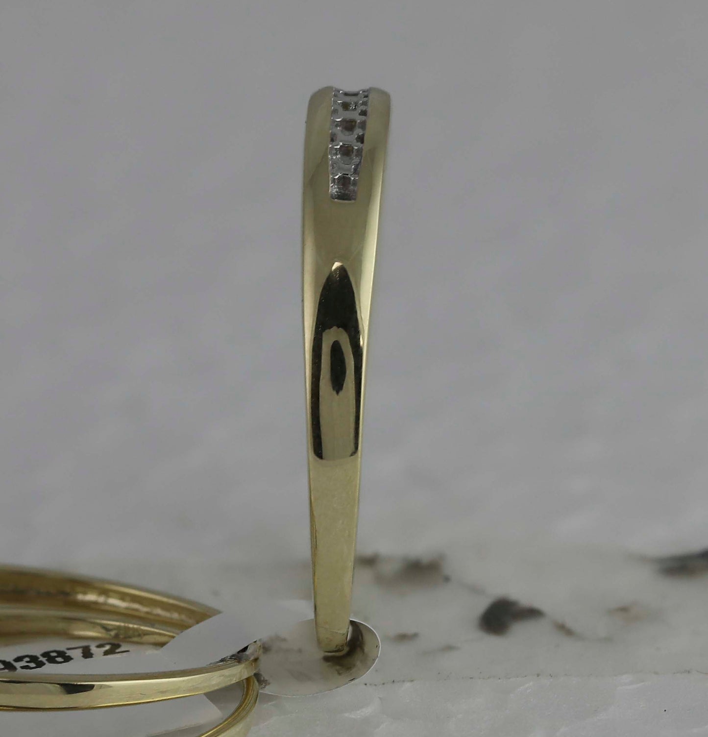 10K Yellow Gold His Hers Round Diamond Solitaire Matching Wedding Set 1/12 Cttw, Womens Size: 5-10, Mens Size: 7-13