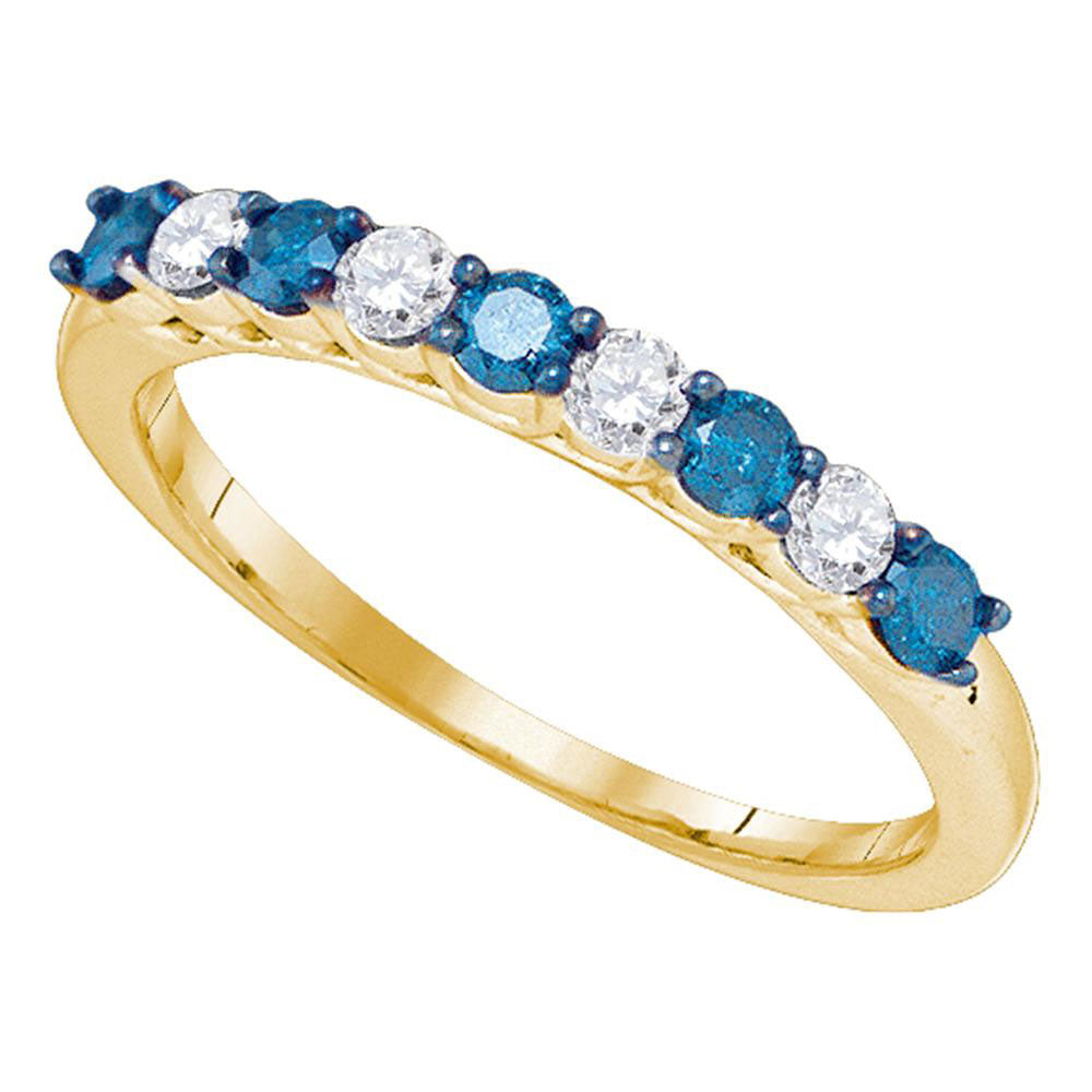 10K Yellow Gold 1/2Cttw Diamond Band