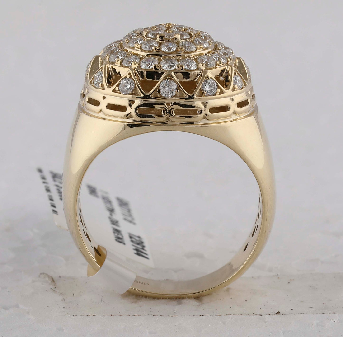 10kt Yellow Gold 1 1/2ctw Diamond Mens Ring