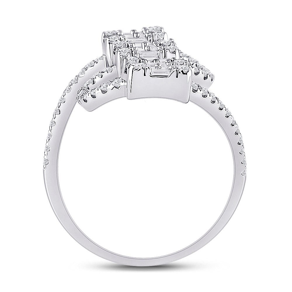14kt White Gold 1 Ct Diamond Ana M  Diana Ring