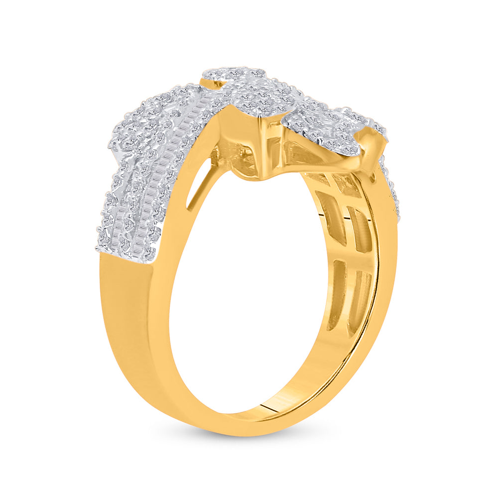 14kt Yellow Gold 1 1/3ct Diamond Cn Fashion Ring