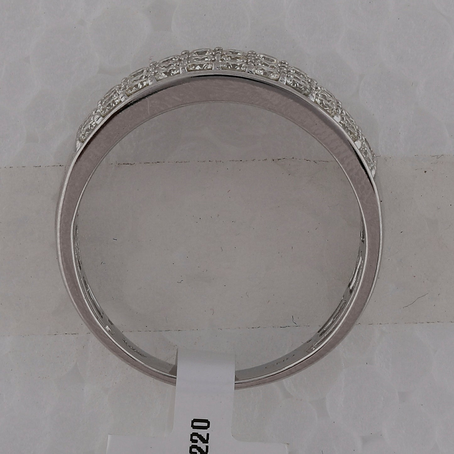 14kt White Gold 1 3/8ctw Diamond Nk Mens Band