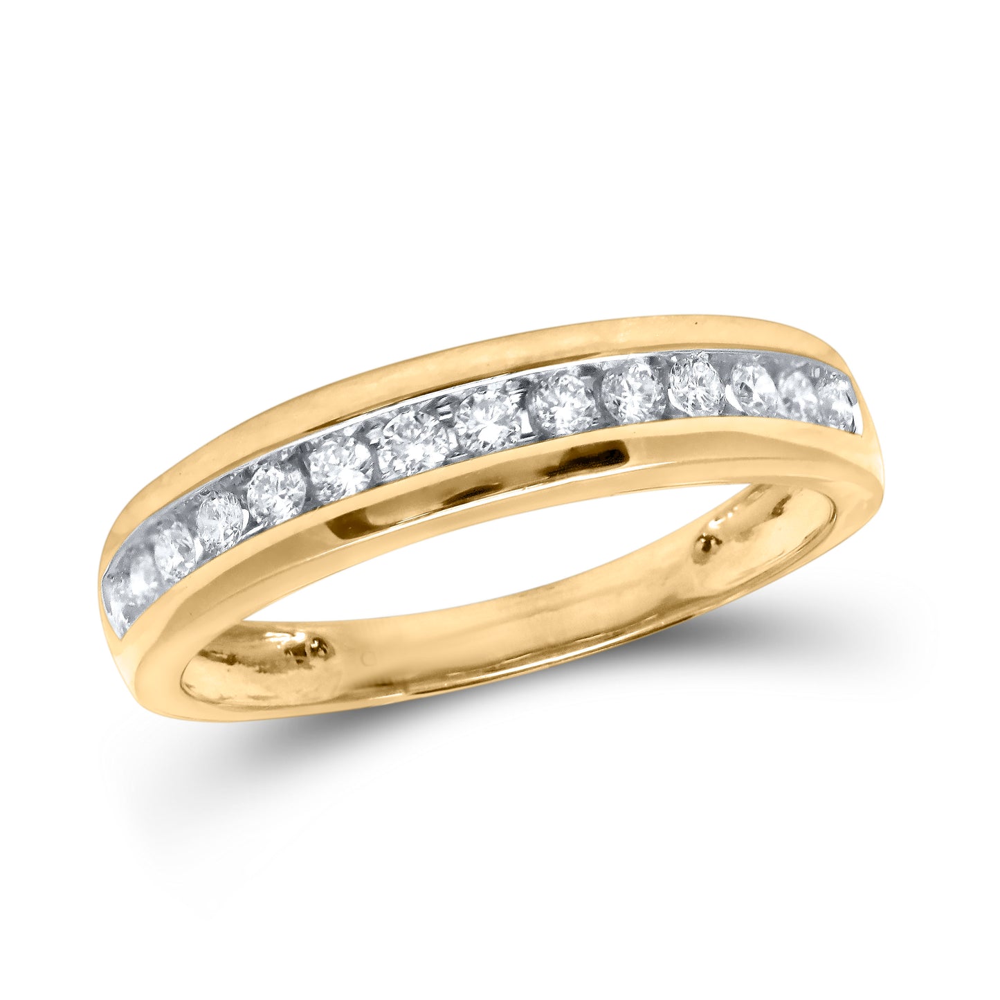 14K Yellow Gold His Hers Round Diamond Cluster Matching Wedding Set 1-1/2 Cttw, Womens Size: 5-10, Mens Size: 7-13