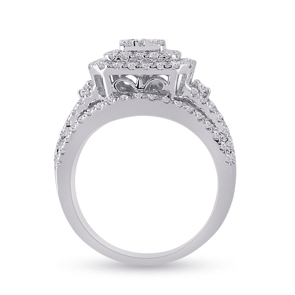 14kt Yellow Or White Gold Diamond Ana M Wedding Engagement Anniversary Bridal Set, Women Size: 5-9