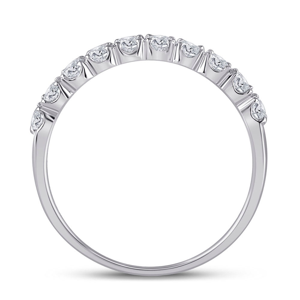 14kt White Gold 2 Ctw Diamond Ana M 3/4ct-cpr Bridal Sets Single Halo