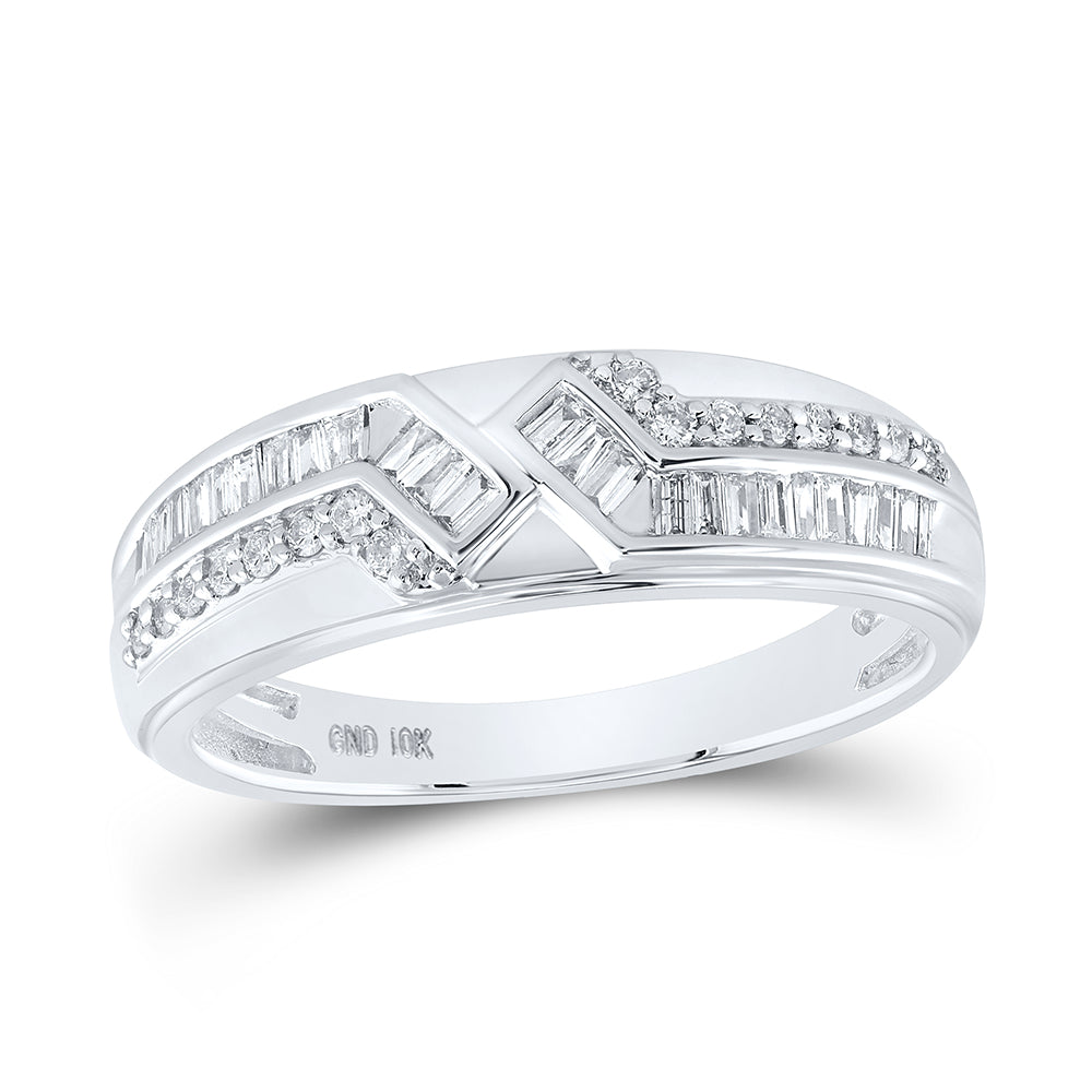 10K White Gold His Hers Round Diamond Cluster Matching Wedding Set , Womens Size: 5-10, Mens Size: 7-13