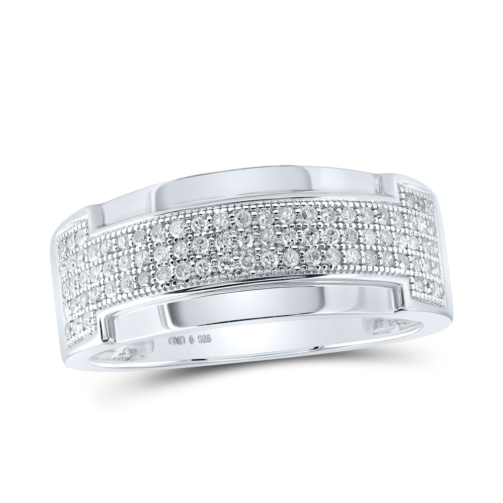 Sterling Silver His Hers Round Diamond Heart Matching Wedding Set 7/8 Cttw, Womens Size: 5-10, Mens Size: 7-13