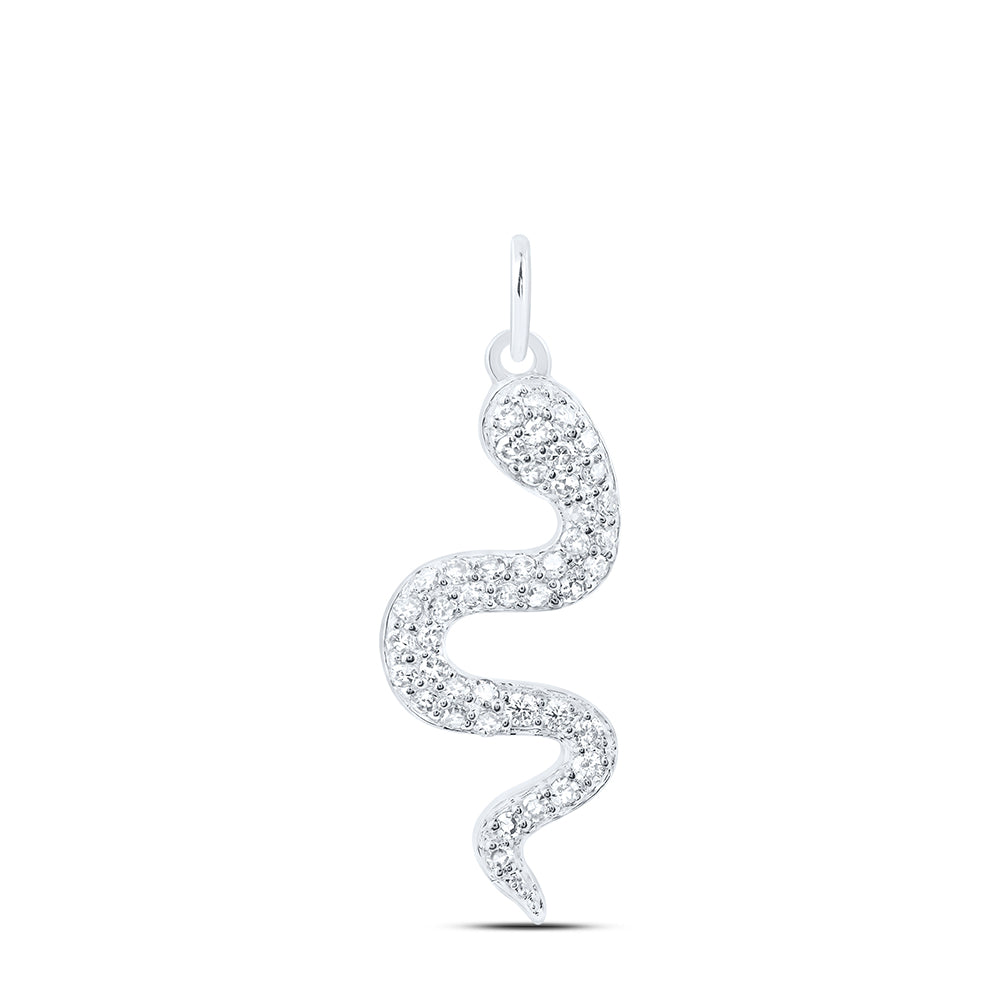 10kt Yellow Or White Gold Diamond Pendant
