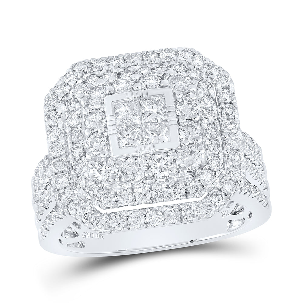 10kt Yellow Or White Gold Diamond Fashion Wedding Engagement Anniversary Ring