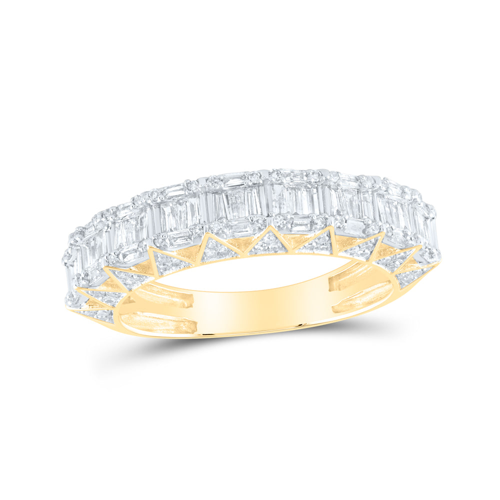 10kt Yellow Or White Gold Diamond Fashion Wedding Engagement Anniversary Band