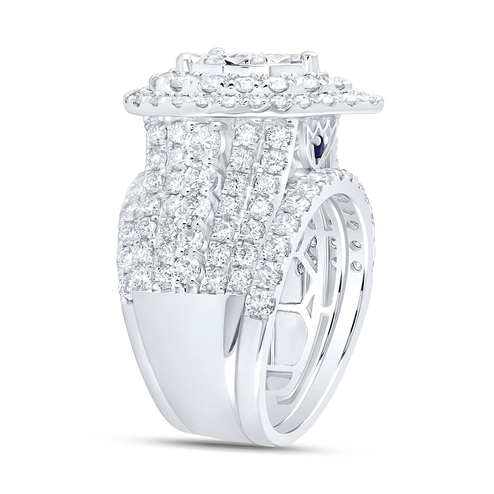 14kt Yellow Or White Gold Diamond Ana M Fashion Wedding Engagement Anniversary Bridal Set