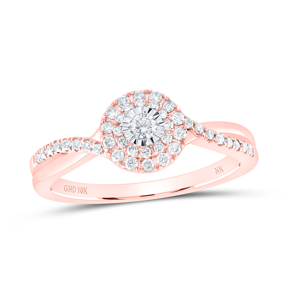 10kt Yellow Or White Gold Diamond Fashion Wedding Engagement Anniversary Ring