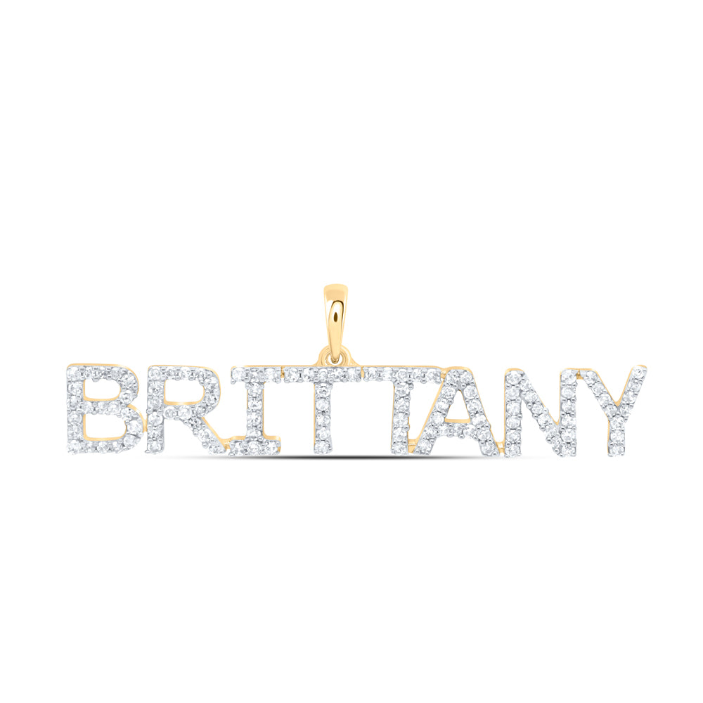 10kt Yellow Or White Gold Natural Diamond Fashion Pendant