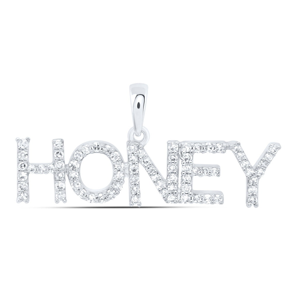 10kt Yellow Or White Gold Natural Diamond Fashion Pendant