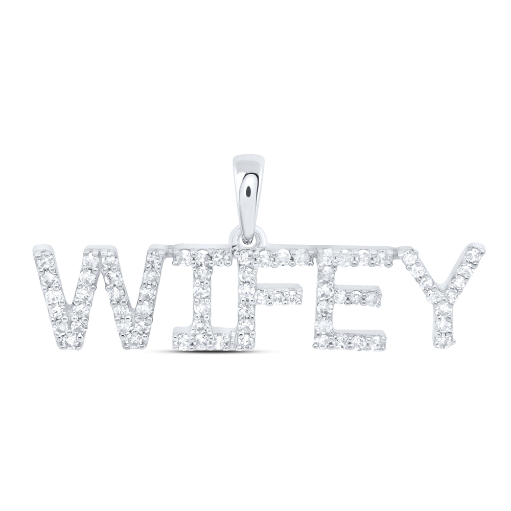 10kt Yellow Or White Gold Natural Diamond Fashion Pendant