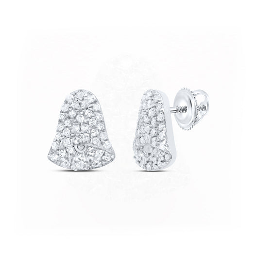 10kt White Gold 1/4 Cttw Diamond Earring