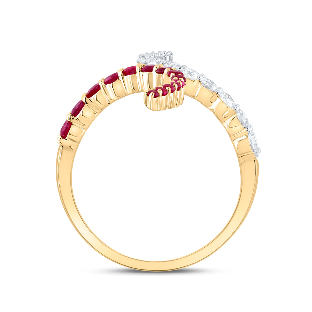 14kt Yellow Gold Diamond Round Natural Gem Wedding Engagement Anniversary Ring