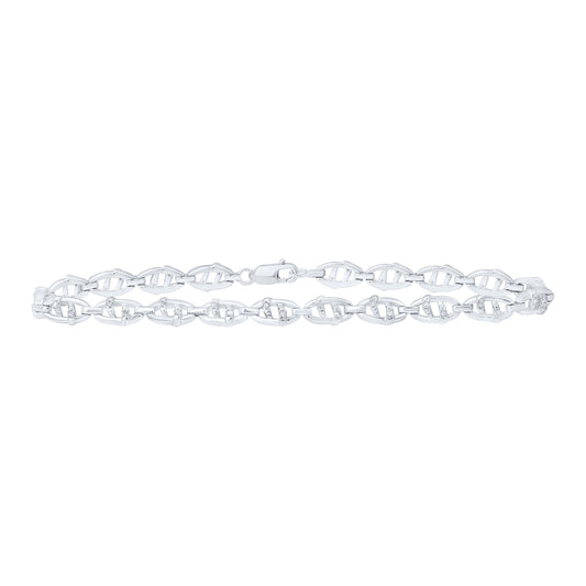 Sterling Silver 1/4 Cttw Diamond Bracelet, Length: 7 Inch
