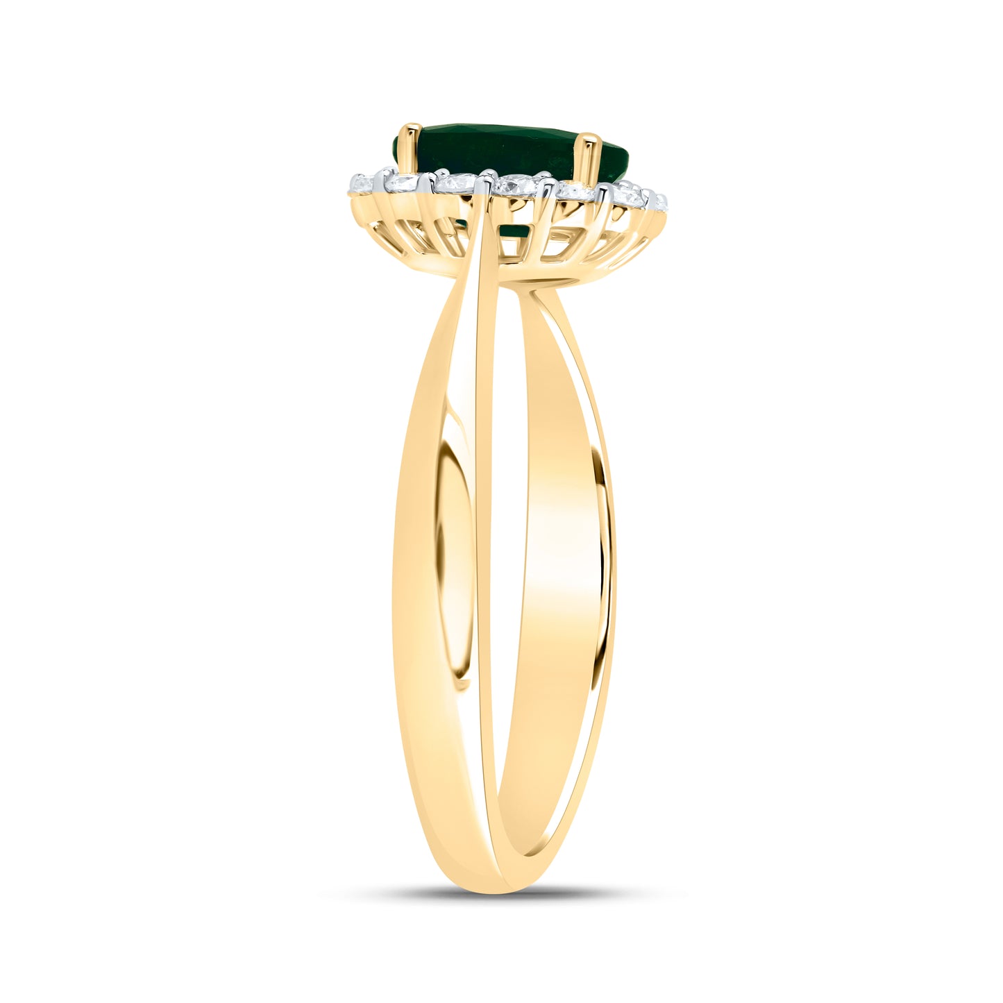 14kt Yellow Or White Gold Diamond 7x5mm Oval Natural Gem Wedding Engagement Anniversary Ring