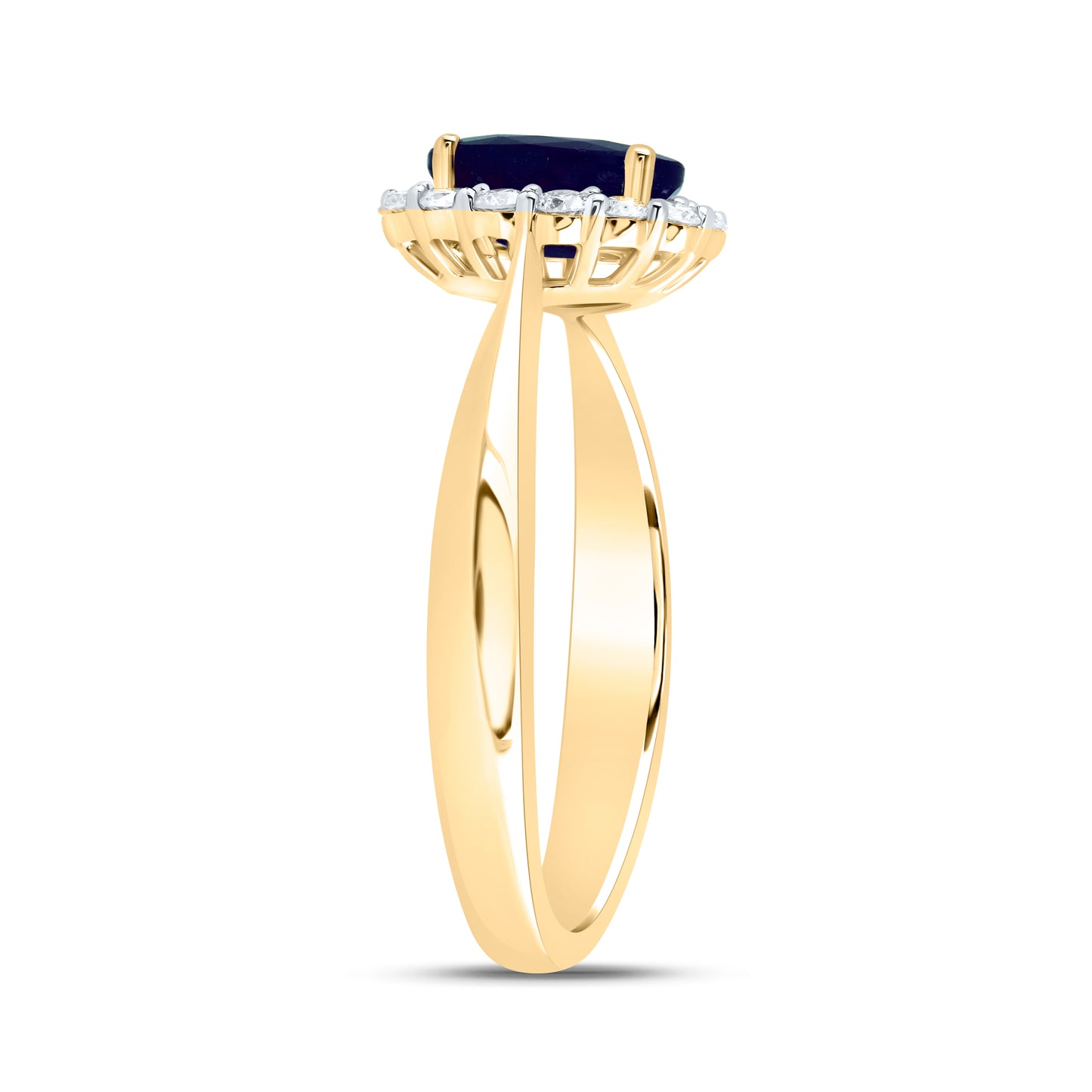 14kt Yellow Or White Gold Diamond 7x5mm Oval Natural Gem Wedding Engagement Anniversary Ring