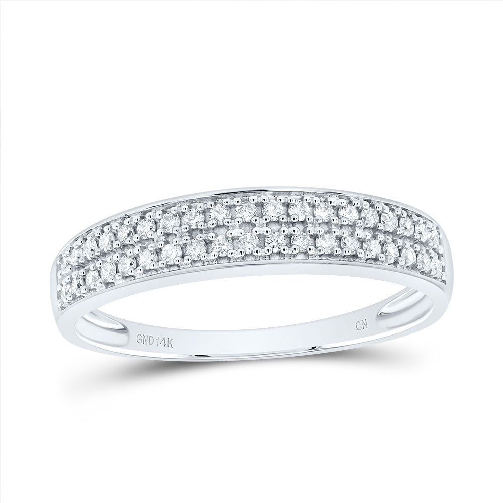 14kt White Gold His & Hers 1 1/3 Cttw Diamond Square Bridal Wedding Ring Band Set, Women Size: 5-9, Men Size: 8-12