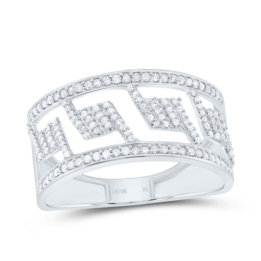Sterling Silver 3/8 Ct Natural Diamond Gift Mens Ring