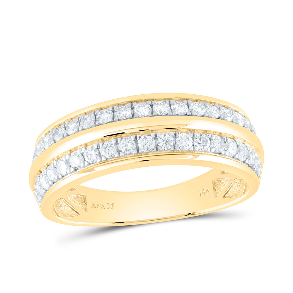 14K Yellow Gold 1 3/4Cttw Natural Diamond Cushion Trio Set