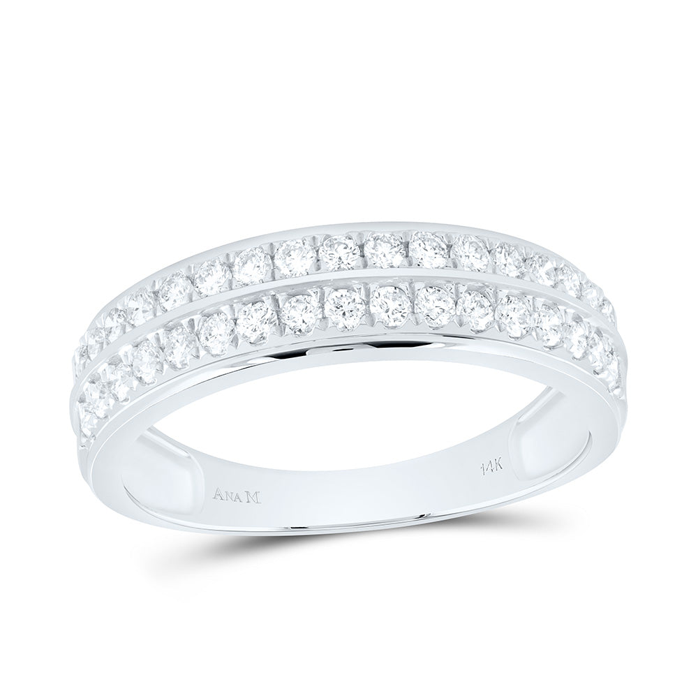 14K Yellow Or White Gold 1 5/8Cttw Natural Diamond Round Trio Set