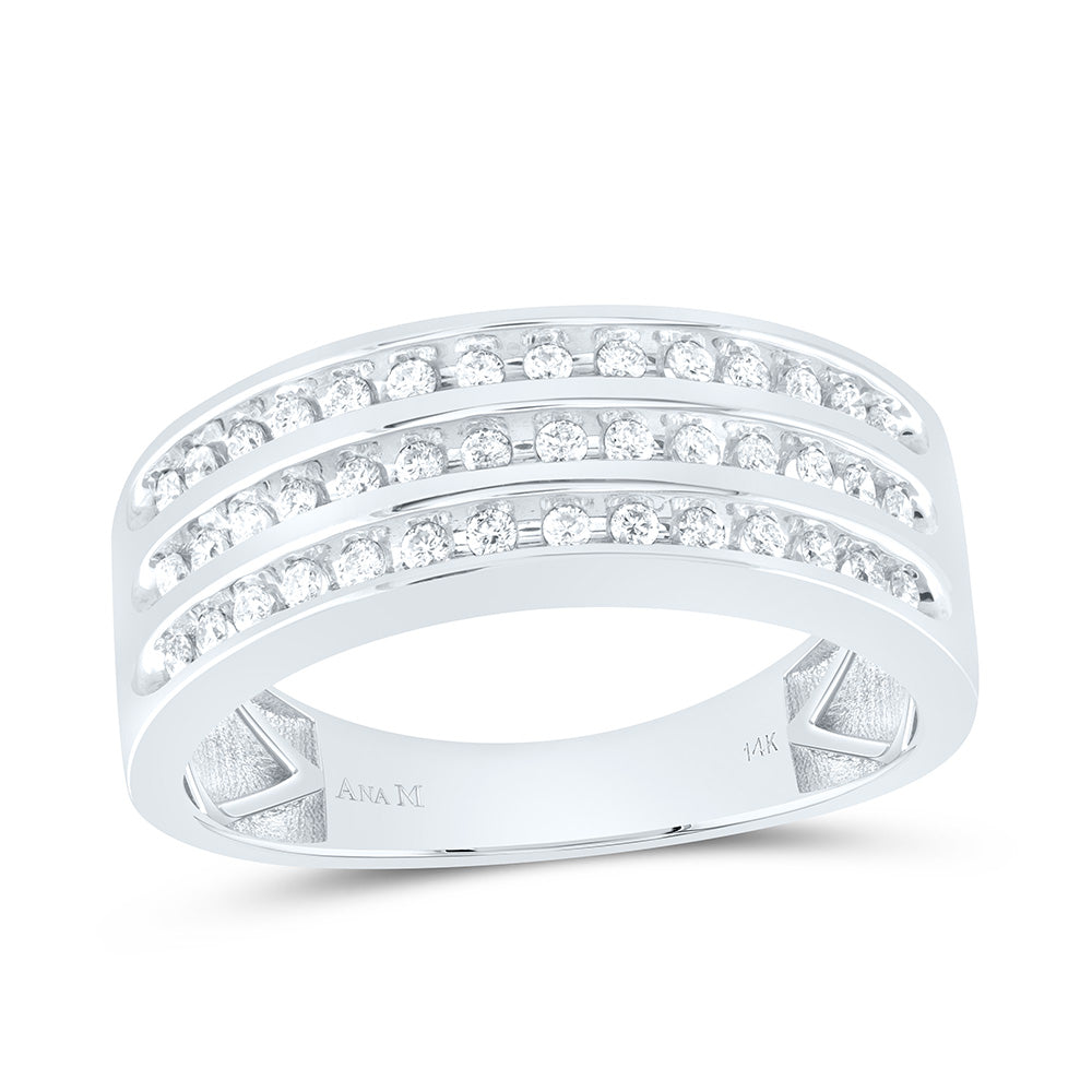 14K Yellow Or White Gold 1 1/3Cttw Natural Diamond Square Trio Set