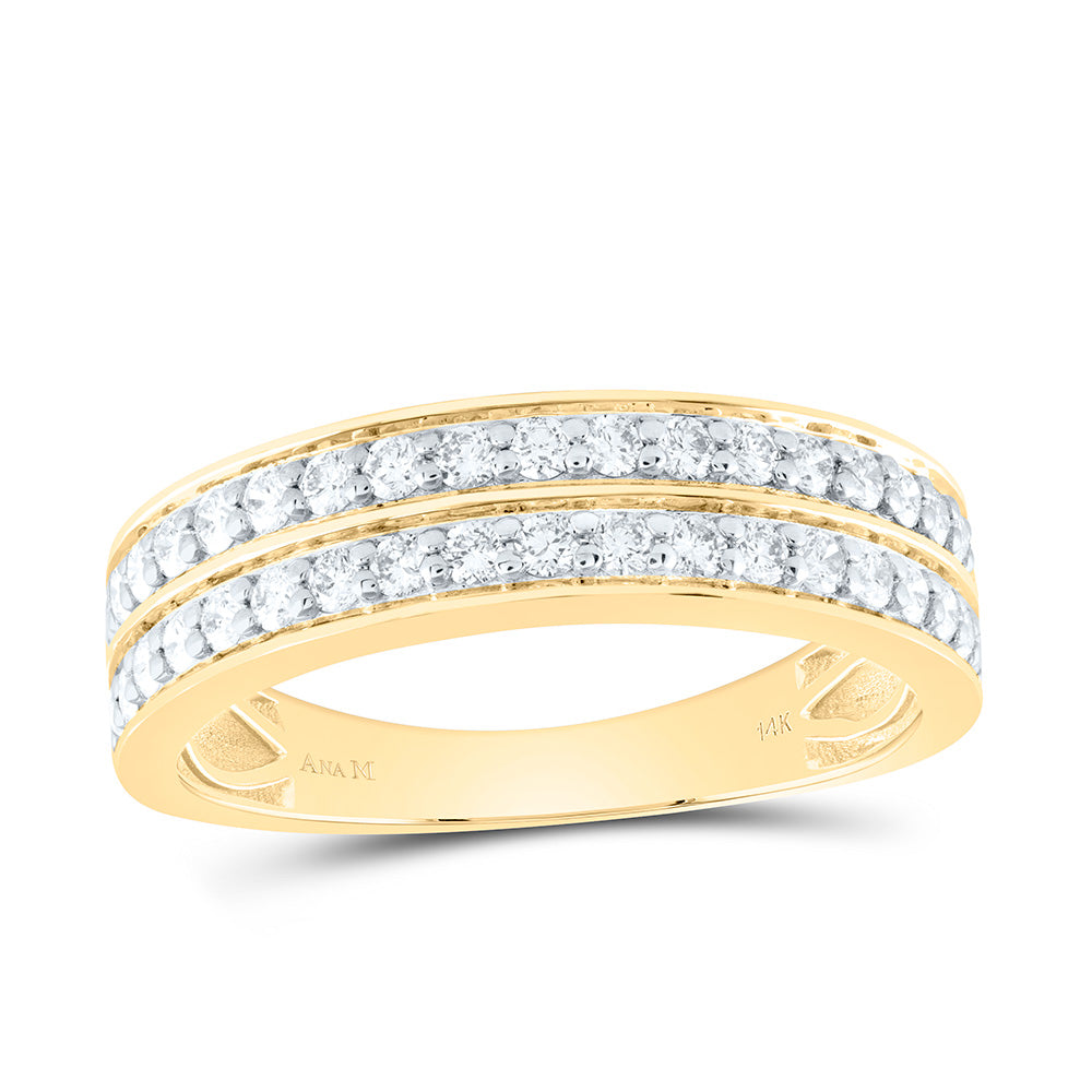 14K Yellow Or White Gold 1 3/8Cttw Natural Diamond Square Trio Set