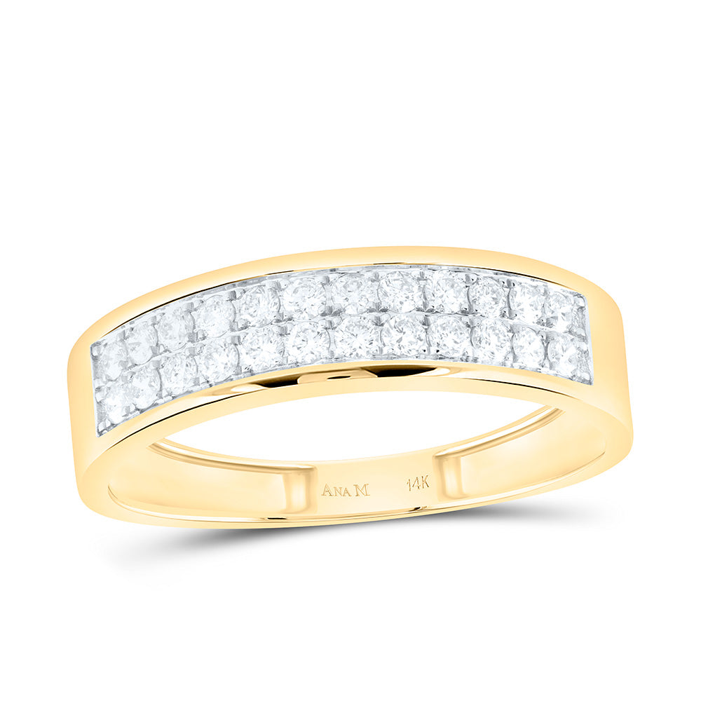 14K Yellow Or White Gold 1 3/4 Cttw Natural Diamond Anam Square Trio Set