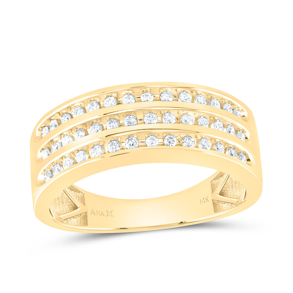 14K Yellow Or White Gold 1 3/8Cttw Natural Diamond Heart Trio Set