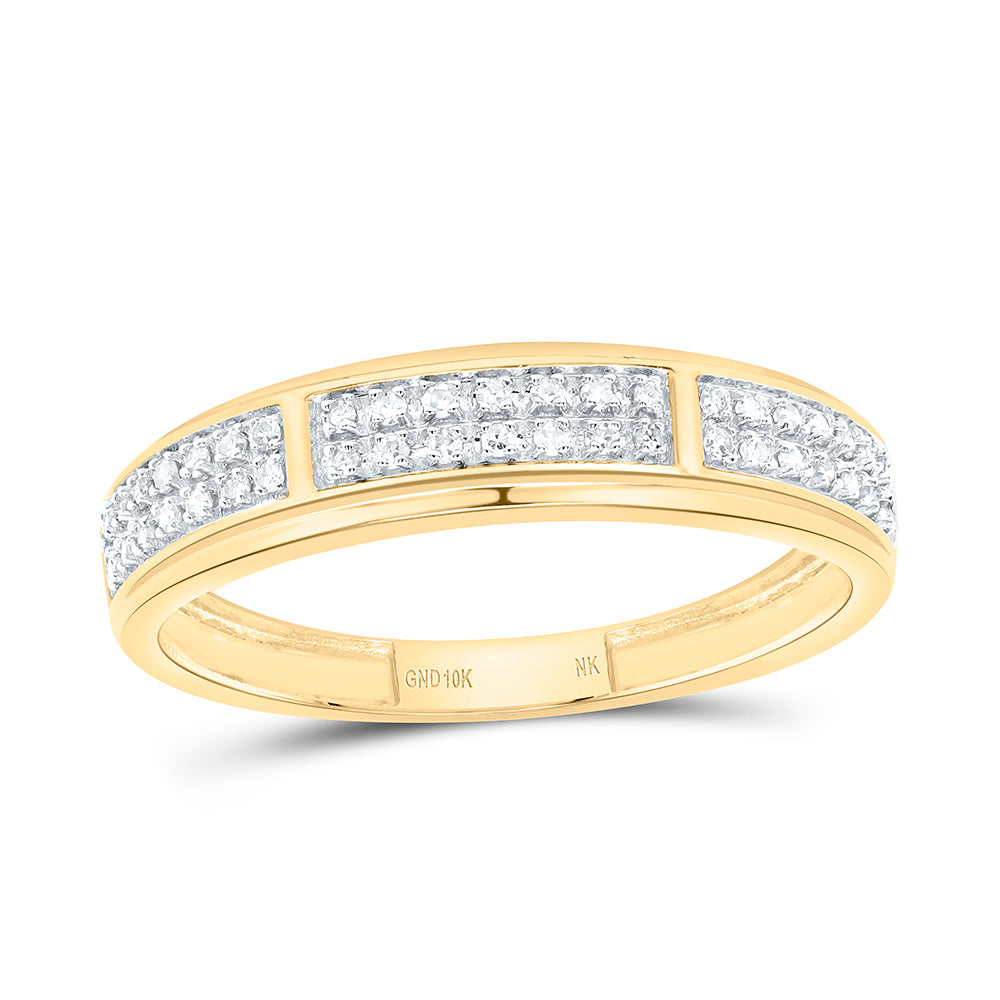 10K Yellow Or White Gold 1/2Cttw Natural Diamond Fashion Pear Trio Set