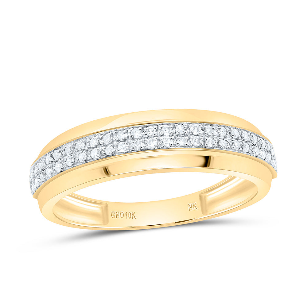 10K Yellow Or White Gold 1/2Cttw Natural Diamond Fashion Heart Trio Set