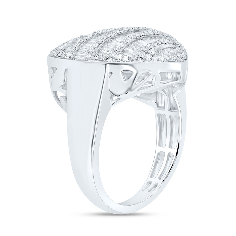10K Or 14K Yellow Or White Gold 1Cttw Natural Diamond Fashion Heart Ring