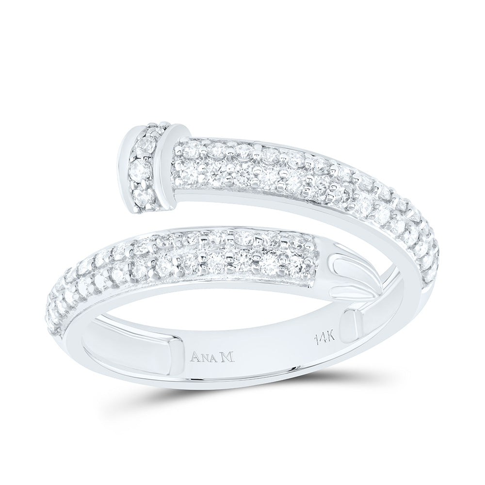 14K Yellow Or White Gold 3/8Cttw Natural Diamond Fashion Ring