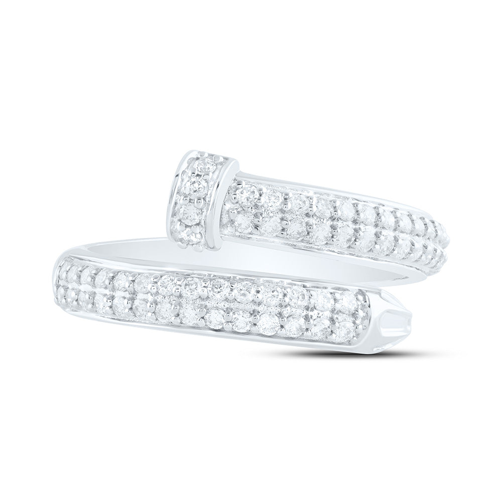 14K Yellow Or White Gold 3/8Cttw Natural Diamond Fashion Ring