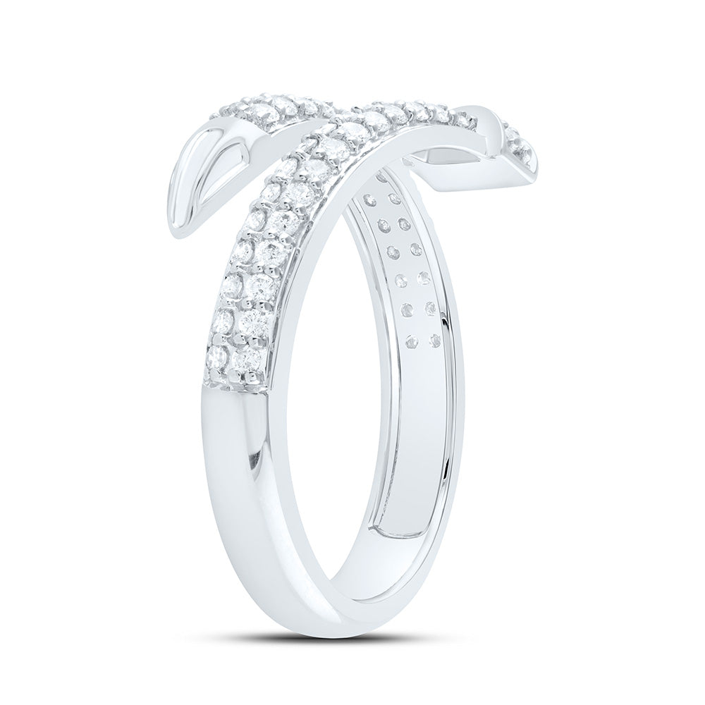 14K Yellow Or White Gold 3/8Cttw Natural Diamond Fashion Ring