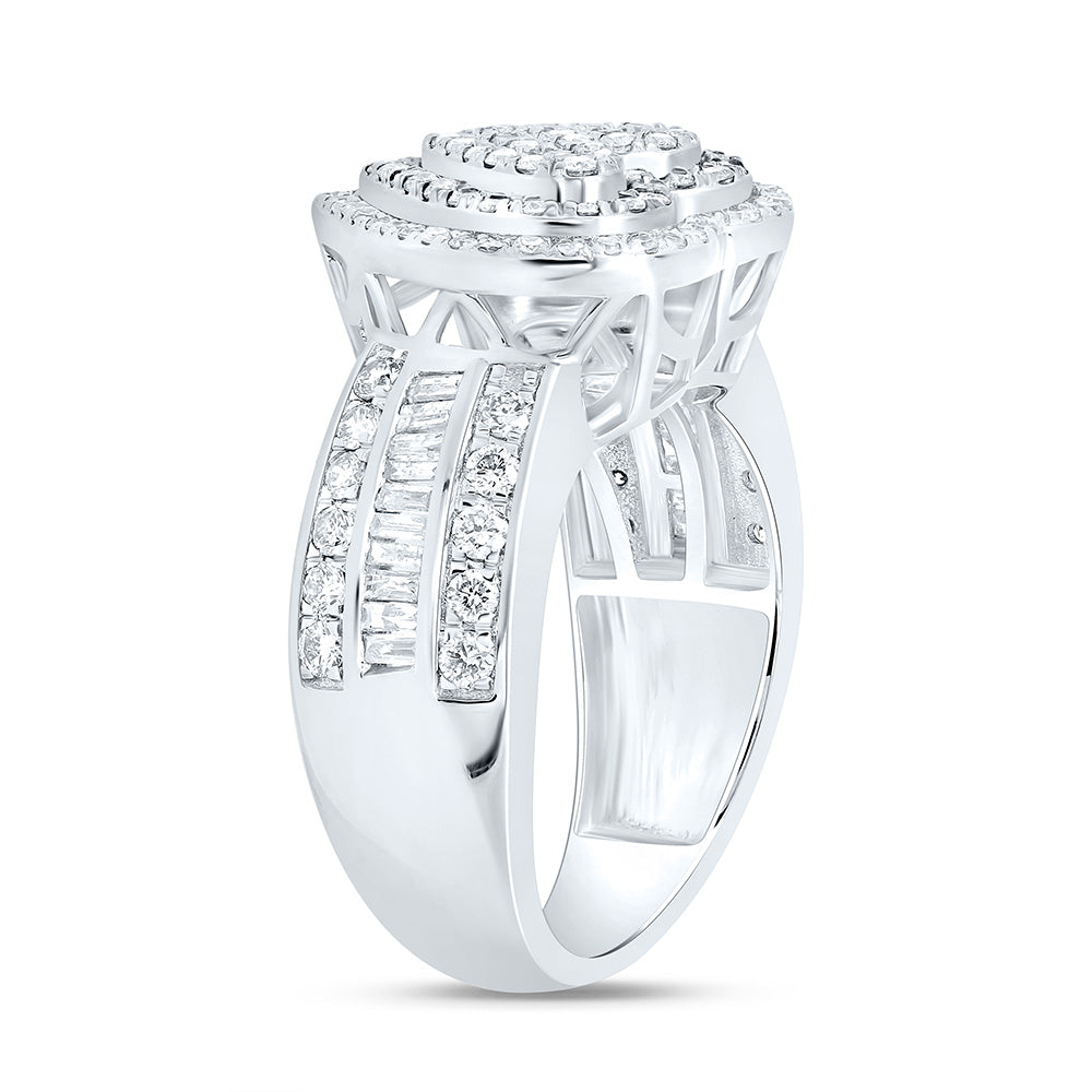 10K Or 14K Yellow Or White Gold 1 Cttw Natural Diamond Fashion Heart Ring