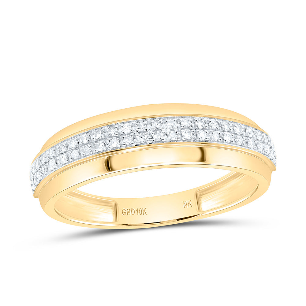 10K Yellow Or White Gold 1/2Cttw Natural Diamond Nk Fashion Cushion Trio Set