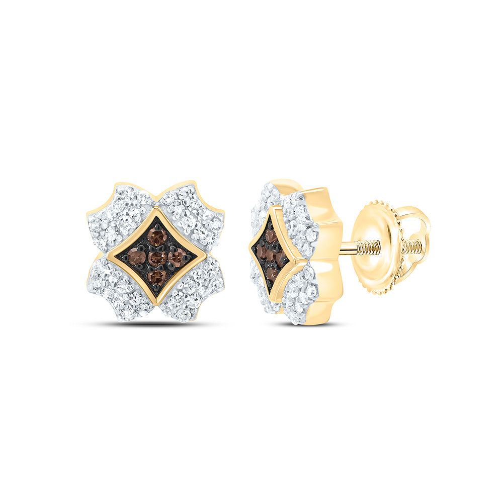 10K Yellow Or White Or Rose Gold 1/5Cttw Natural Diamond Gift Natural Earring
