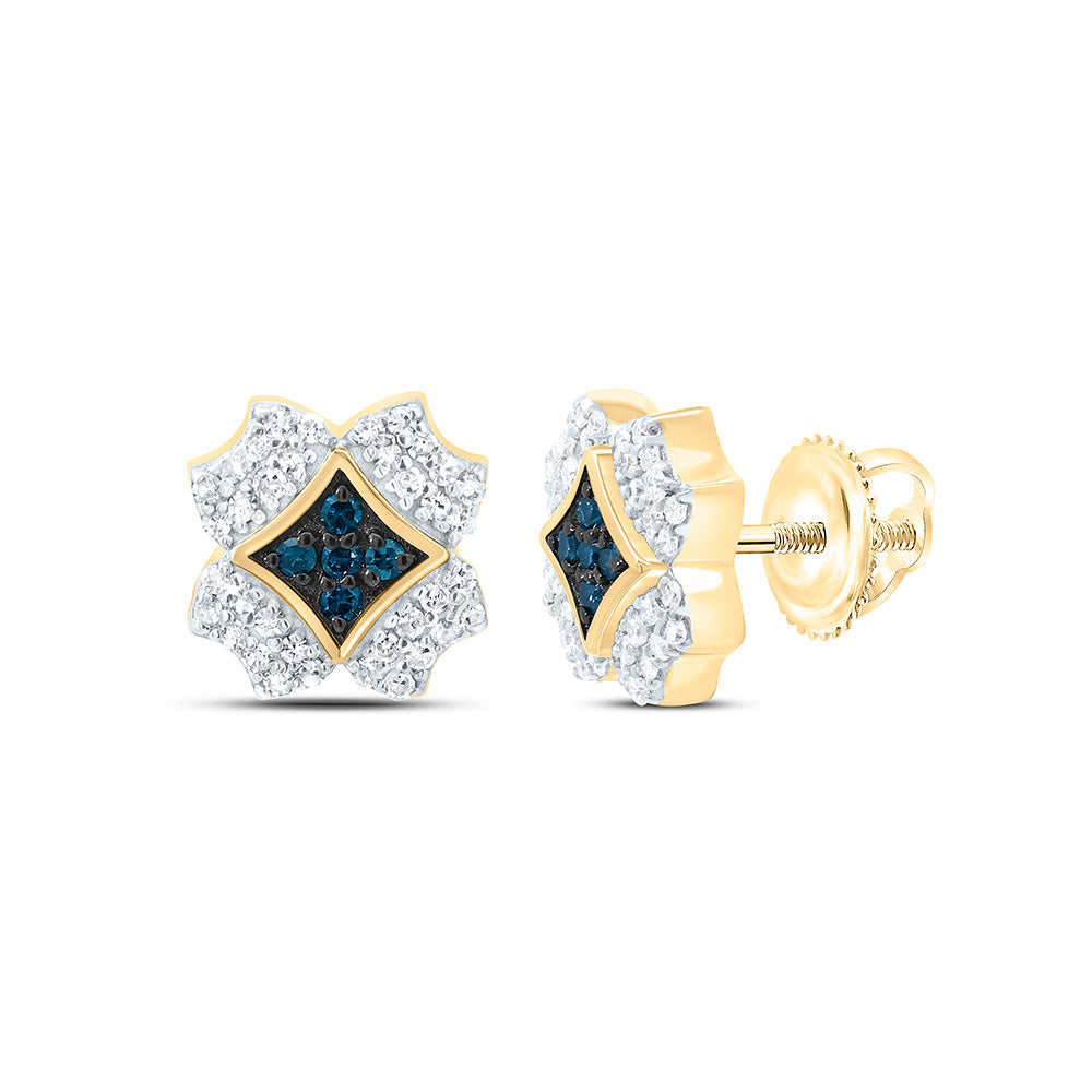 10K Yellow Or White Or Rose Gold 1/5Cttw Natural Diamond Gift Natural Earring