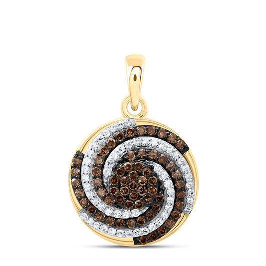 10K Yellow Or White Or Rose Gold 1/2Cttw Natural Diamond Gift Natural Pendant