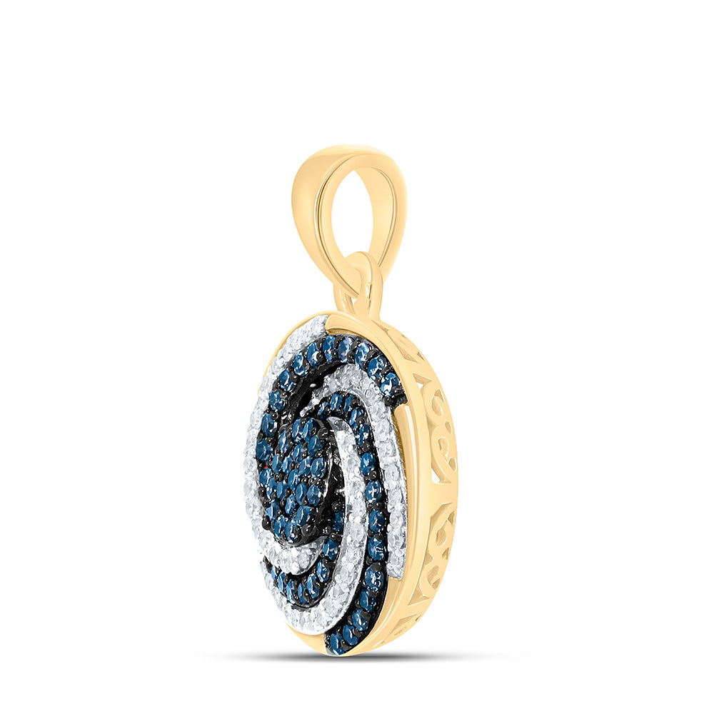 10K Yellow Or White Or Rose Gold 1/2Cttw Natural Diamond Gift Natural Pendant