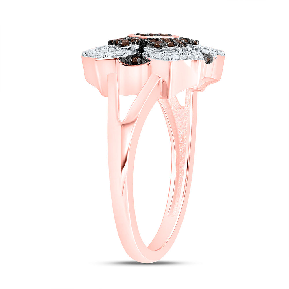 10K Yellow Or Whte Or Rose Gold 3/8Cttw Natural Diamond Gift Natural Ring